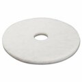 Overtime 17 in. dia Standard Polishing Floor Pads - White, 5PK OV3765781